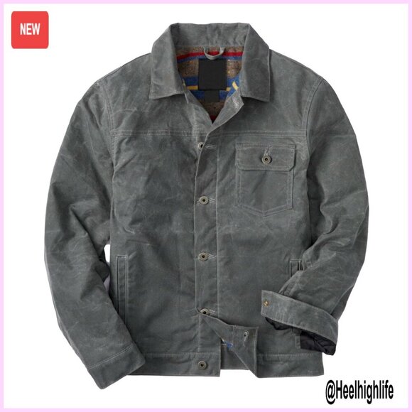 Other - Men's Cotton Trucker Jacket, Heated Motorcycle Style, Lightweight